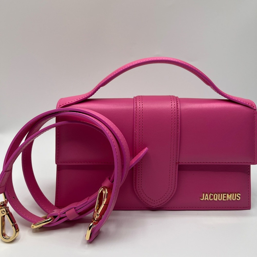 Jacquemus Pink Crossbody Bag with Structured Design